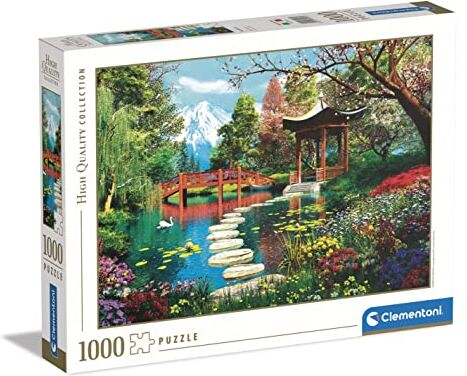 Clementoni Gardens of Fuji Puzzle, 1000 Pezzi, Colore Multicolore,