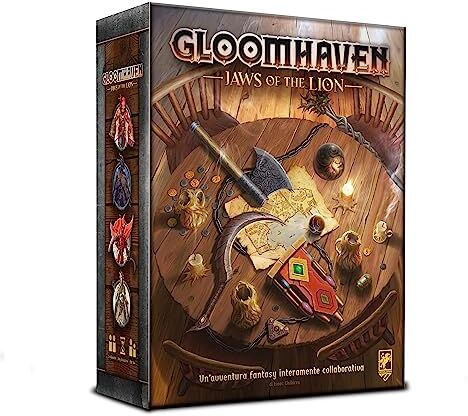 Asmodee Gloomhaven Seconda Edizione: Jaws of the Lion Gioco da Tavolo, 1-4 Giocatori, Edizione in Italiano