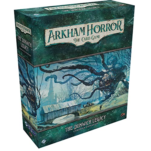 Fantasy Flight Games Arkham Horror LCG: Espansione della campagna The Dunwich Legacy   Gioco di carte   Età 14+ anni   1-2 giocatori   Tempo di gioco: 60-120 minuti