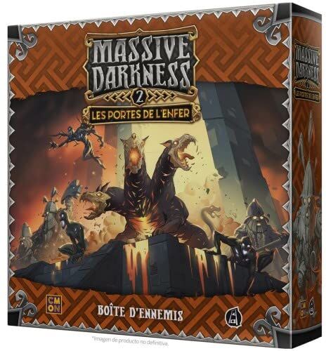 Asmodee Massive Darkness 2: Porte dell'Inferno – Box Nemici, Espansione Gioco da Tavolo, Edizione in Italiano