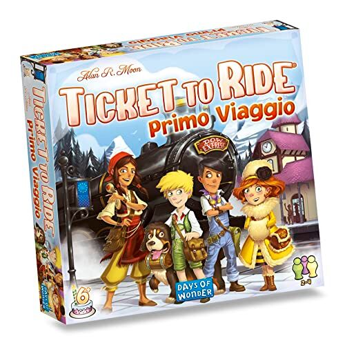 Asmodee Ticket To Ride: Primo Viaggio, Gioco da Tavolo per tutta la Famiglia, 2-4 Giocatori, 6+ Anni, Edizione in Italiano