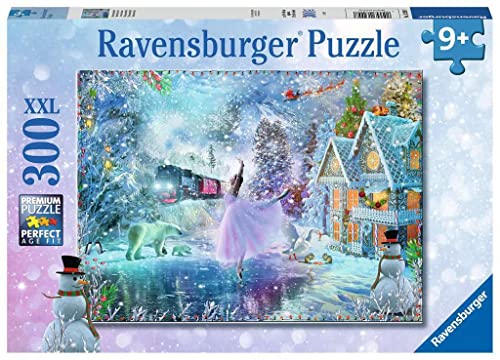Ravensburger - Elefante, Tigre, Inverno Favoloso, 300 Pezzi XXL, Puzzle per Bambini, età Raccomandata 9+, Multicolore,  7