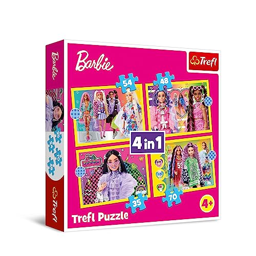 Trefl - Barbie Puzzle, Multicolore,