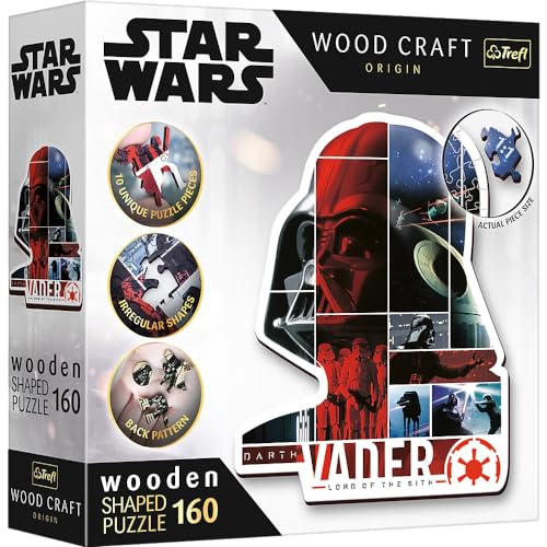 Trefl - Wood Craft Star Wars Puzzle di Contorno in Legno, Multicolore,