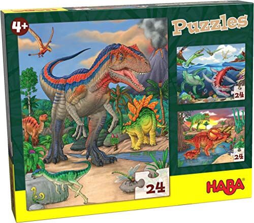 HABA Sales GmbH & Co.KG- Puzzle Dinosauri,