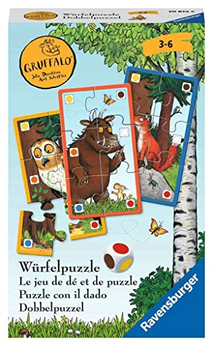 Ravensburger Portare –  Divertente Gioco di Dadi e da Collezione con Il Gruffalo per Bambini dai 3 Anni