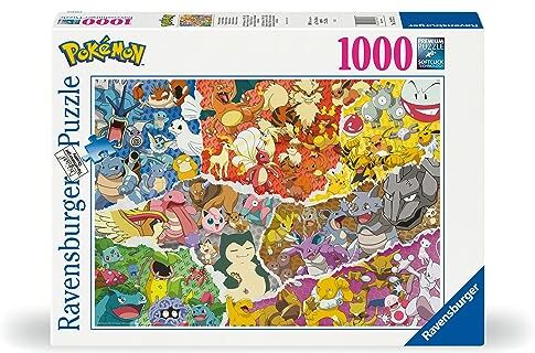 Ravensburger Puzzle Pokémon, 1000 Pezzi, Idea regalo, per Lei o Lui, Puzzle Adulti