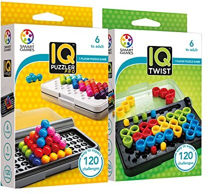 Ludilo Smart Games – IQ Pro + IQ Twist   Giochi Da Tavolo Bambini 6 Anni O Più   Puzzle Bambini   Gioco Da Tavolo 6 Anni O Più   Giochi per Bambini   Giochi Per Bambini