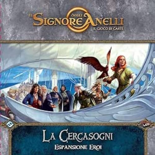 Asmodee Il Signore degli Anelli, Il Gioco di Carte: La Cercasogni, Espansione Eroi, 1-4 Giocatori, 14+ Anni, Edizione in Italiano