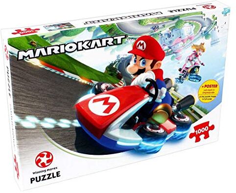 Winning Moves Mario Kart Funracer 1000 Piece Jigsaw Puzzle