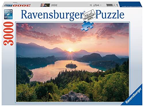 Ravensburger Puzzle Lago di Bled Slovenia, 3000 Pezzi, Idea regalo, per Lei o Lui, Puzzle Adulti