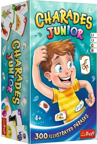 Trefl Charades Junior, Gioco Dei Mimi Junior, Gioco Sociale Dai 4 Anni In Su,