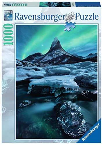 Ravensburger Puzzle 1000 Pezzi, Aurora Boreale Norvegia, Collezione Paesaggi & Foto, Puzzle Aurora Boreale, Puzzle per Adulti, Puzzle  Stampa di Alta Qualità