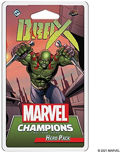 Fantasy Flight Games , Marvel Champions: Drax Hero Pack, Card Game, Ages 12+, 1-4 Players, 45-60 Minutes Playing Time