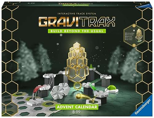 Ravensburger Gravitrax Calendario dell'Avvento, Gioco Innovativo Ed Educativo Stem, 8+ Anni, Accessorio