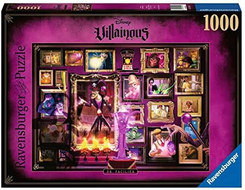 Ravensburger Puzzle Villainous: Dr. Facilier, Collezione Villainous, 1000 Pezzi, Idea regalo, per Lei o Lui, Puzzle Adulti