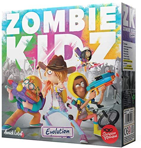 Asmodee Scorpion Masqué Zombie Kidz Evolution Gioco da tavolo Spagnolo, colore, taglia unica (SMZKE001)