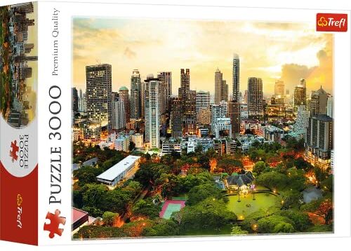 Trefl 3000 Elementi, qualità Premium, per Adulti e Ragazzi dai 15 Anni Puzzle Tramonto a Bangkok, Colore, TRF