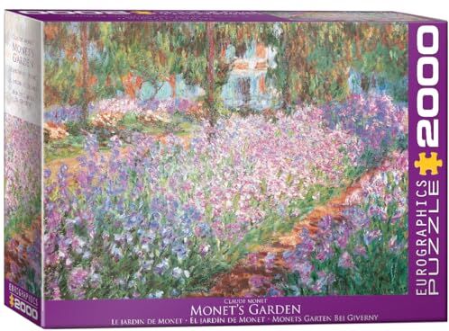 EuroGraphics - The Artist's Garden Puzzle (2000-Piece) Claude, Multicolore,