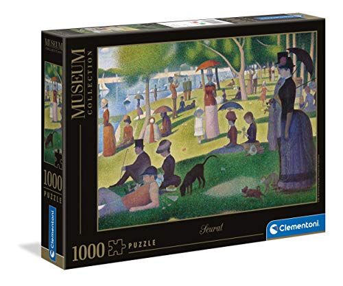 Clementoni Museum Collection-Sunday on la Grande J.S adulti 1000 pezzi, arte, puzzle quadri, Made in Italy, Multicolore,