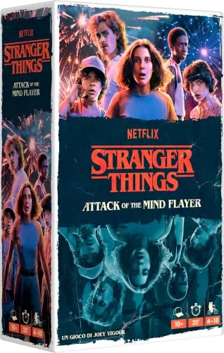 Asmodee Stranger Things: Attack of the Mind Flayer, Gioco da Tavolo, 4-10 Giocatori, 10+ Anni, Edizione in Italiano