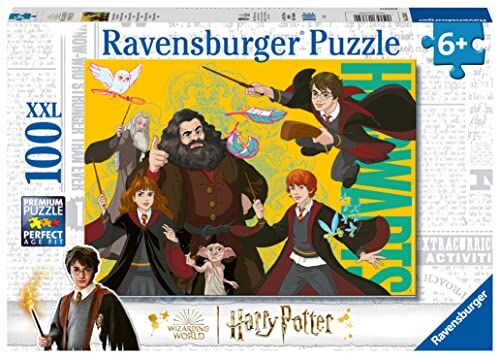 Ravensburger Puzzle Harry Potter 100 Pezzi XXL, Età Raccomandata 6+ Anni