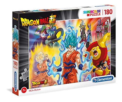 Clementoni Supercolor Puzzle Dragon Ball 180 Pezzi Made In Italy Puzzle Bambini 7 Anni +