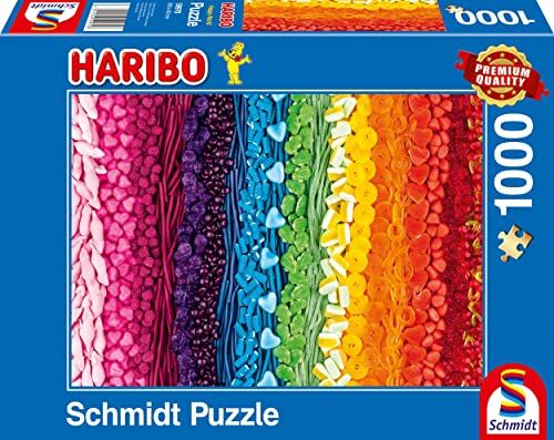 Schmidt Spiele 59970 Haribo Happy World 1000 Piece Jigsaw Puzzle, Multicolore