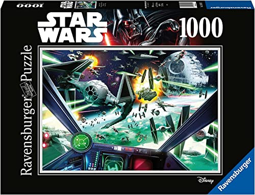 Ravensburger Puzzle Star Wars:X-Wing Cockpit, 1000 Pezzi, Idea regalo, per Lei o Lui, Puzzle Adulti