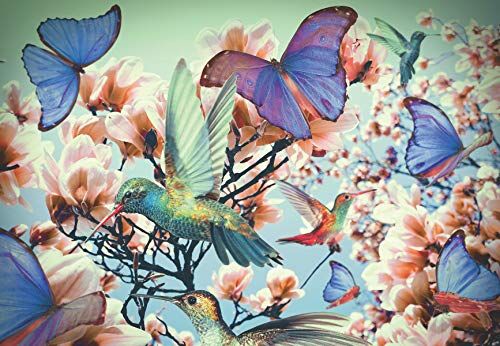 Ravensburger Puzzle Hummingbrid, Collezione Puzzle Moments, 300 Pezzi, Idea regalo, per Lei o Lui, Puzzle Adulti