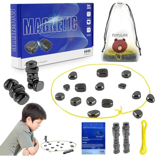 SFSSHUI Gioco Di Sccchi Mgnetico,Sccchi Mgnetici,Divertente Gioco Mgnetico D Tvolo,Gioco D Tvolo In Pietr Mgnetic,Gioco d tvolo eductivo Dm,per feste per l fmigli e gli mici. ()