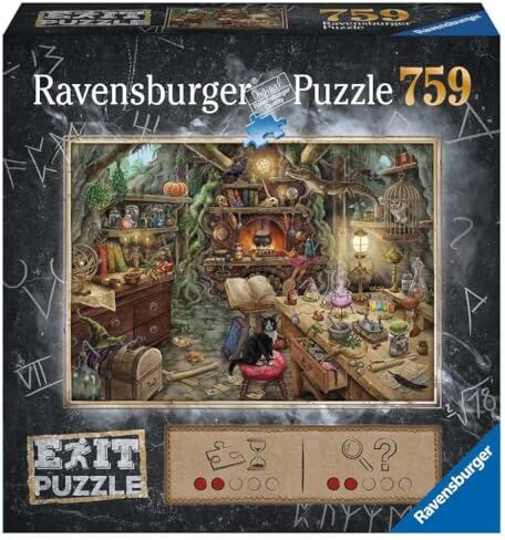 Ravensburger - Puzzle da 759 Pezzi Esagono Gioco da Tavolo, Singolo, Multicolore,