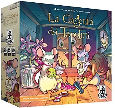 Cranio Creations La Casetta dei Topolini Gioco da Tavolo in Italiano, blu