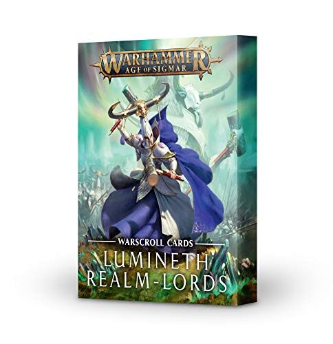 Games Workshop Warhammer AoS Carte Warscroll: Signori del Regno Lumineth (VF)