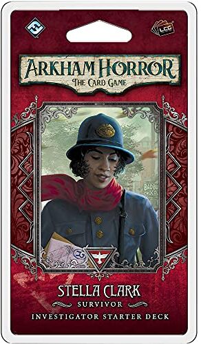 Fantasy Flight Games , Arkham Horror The Card Game: Investigator Starter Deck, Stella Clark Investigator, Gioco di carte, Età 14+, 1 a 4 giocatori, Tempo di gioco da 60 a 120 minuti