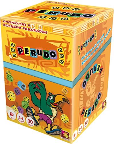 Asmodee Perudo, Gioco da Tavolo di Bluff e Strategia, 2-6 Giocatori, 8+ Anni, Edizione in italiano