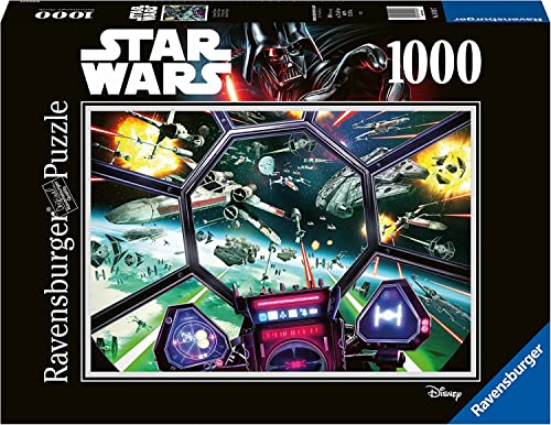 Ravensburger Puzzle Star Wars: Cabina del TIE Fighter, 1000 Pezzi, Idea regalo, per Lei o Lui, Puzzle Adulti