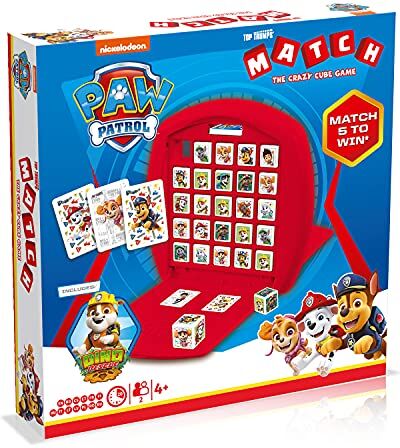 Winning Moves Top Trumps Match, Paw Patrol, gioco da Tavolo, ed. italiana