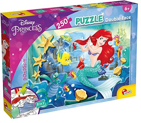 Liscianigiochi Lisciani Giochi Disney Puzzle Df Plus 250 Ariel, Colore,