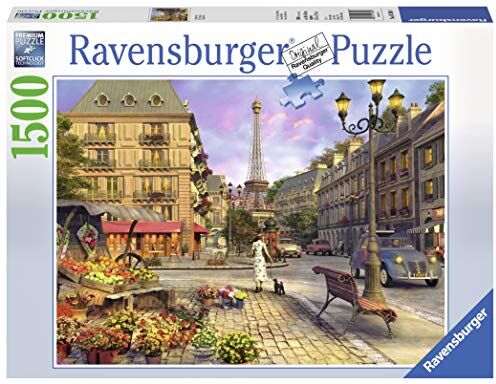 Ravensburger Paris Puzzle, Città di Parigi, Puzzle 1500 pezzi, Relax, Puzzles da Adulti, Dimensione: 80x60 cm, Stampa di alta qualità, Travel, Viaggi