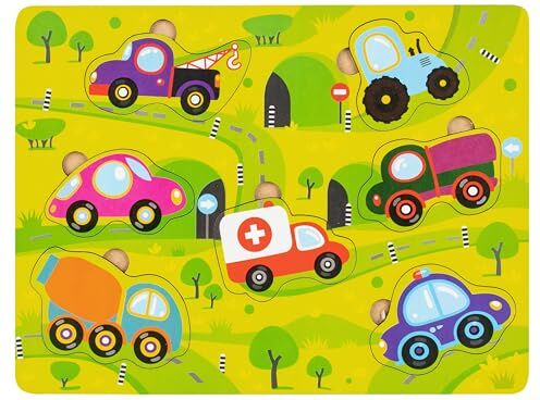 FANCY Puzzle bambini 2 anni "Trasporto" puzzle 1 anno giochi educativi giochi legno bambini 1 anno