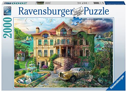 Ravensburger Puzzle La villa attraverso i secoli, 2000 Pezzi, Idea regalo, per Lei o Lui, Puzzle Adulti