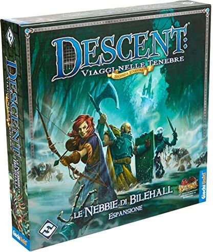 Giochi Uniti Descent Seconda Edizione: Le Nebbie di Bilehall, Espansione per Descent, Gioco da tavolo, Edizione italiana,