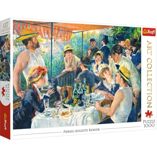 Trefl 1000 Elementi, Collezione d'Arte, Qualità Premium, per Adulti e Bambini 12+ Puzzle, Colore Colazione dei Rematori-Auguste Renoir,