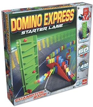 GOLIATH Domino Express Starter Lane, Domino da 6 anni in su, Costruzioni