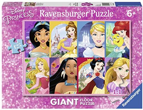 Ravensburger Winnie the Pooh, Disney Princess, 125 Pezzi Giant, Puzzle per Bambini, Età Consigliata 6+, Multicolore,