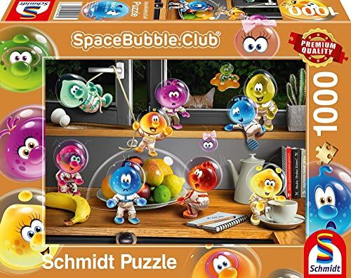 Schmidt Spiele Spacebubble Club Conquest of the Kitchen 1000 piece jigsaw puzzle, Multicolore