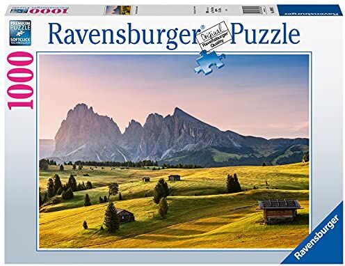 Ravensburger Puzzle Alpi di Siusi Dolomiti, Esclusiva Amazon, 1000 Pezzi, Puzzle Adulti