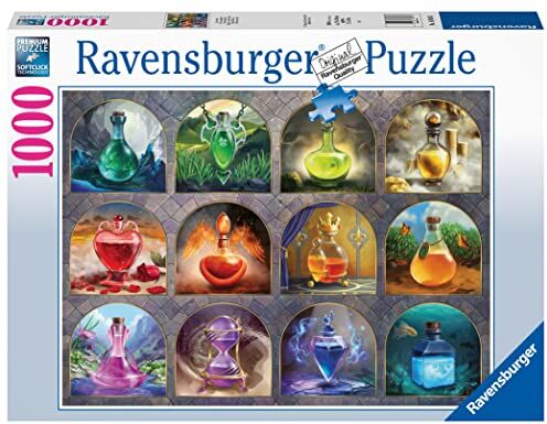 Ravensburger Puzzle Pozioni Magiche, 1000 Pezzi, Puzzle Adulti Esclusiva Amazon