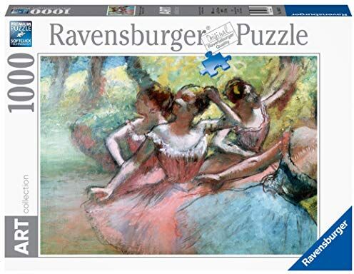 Ravensburger Puzzle Degas Four Ballerinas on the Stage 70x50 cm Puzzle 1000 pezzi Puzzle adulti e Ragazzi facile da comporre Puzzle Quadri Famosi da Esporre Puzzle Arte Educativo